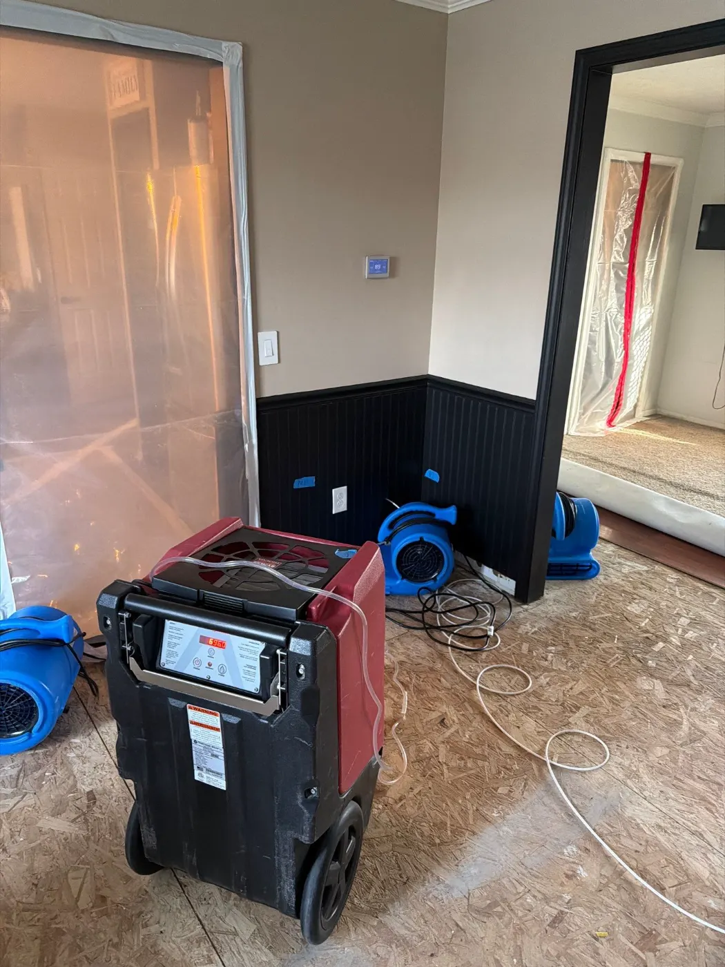Water damage restoration by Coverdale Water Restoration near Cicero, IN
